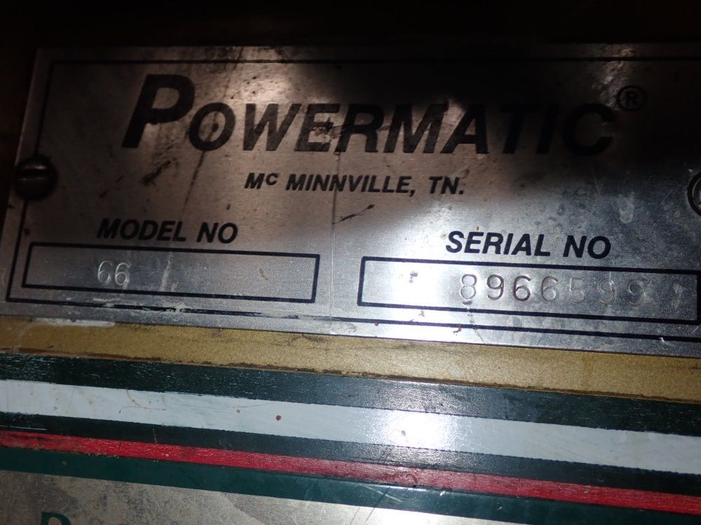 Powermatic 28" X 30" Table 66 Table Saw - 66