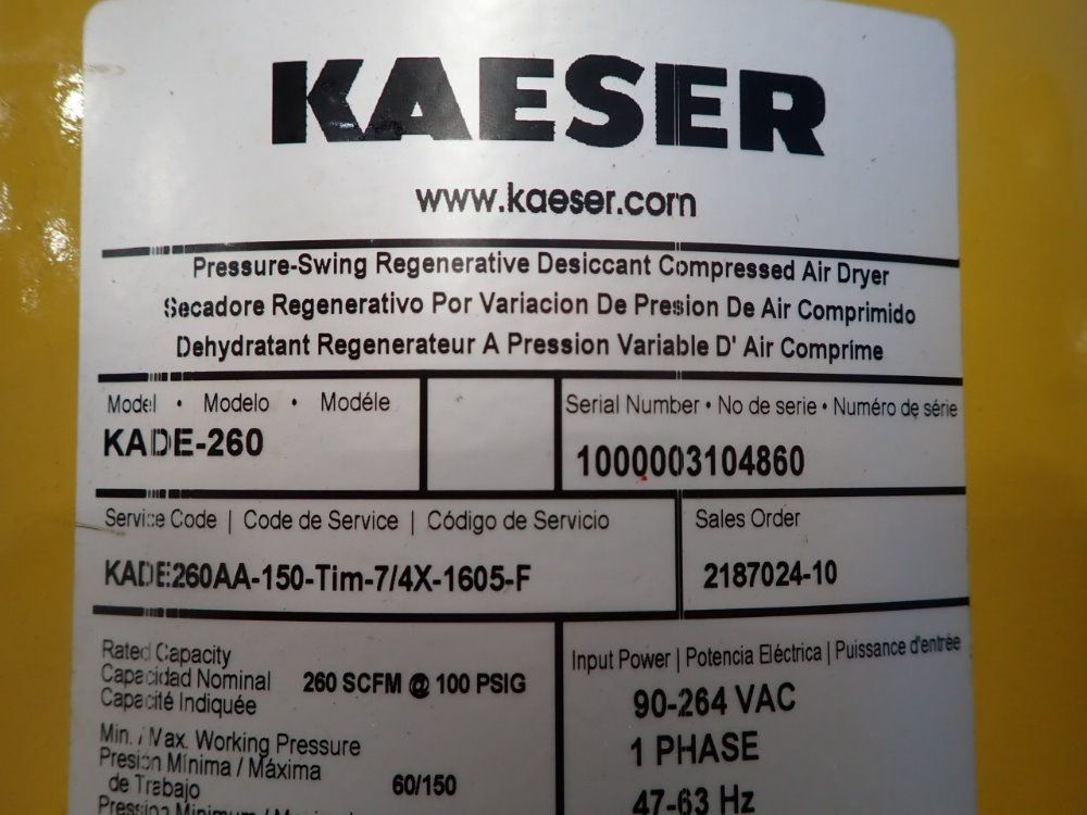 Kaeser 50 Hp Air Compressor And Dryer - Bsd50