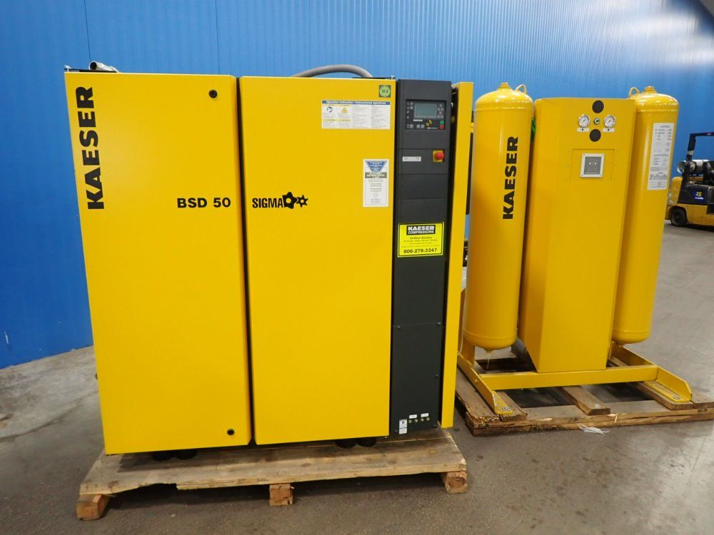 Kaeser 50 Hp Air Compressor And Dryer - Bsd50
