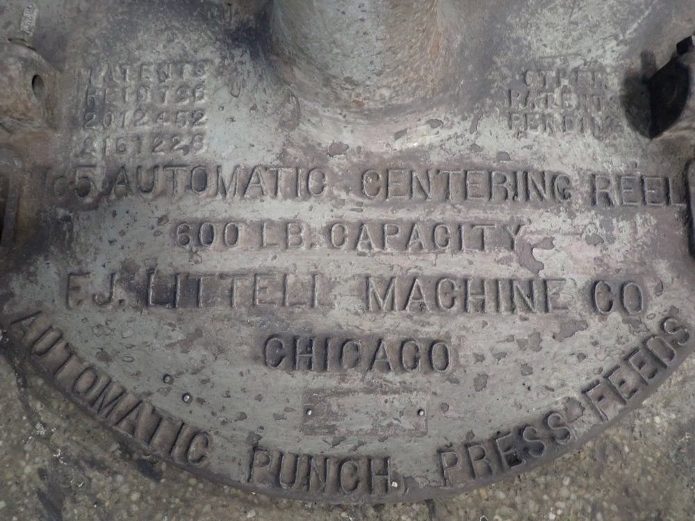 F J Littell Auto Centering Reelauto Centering Reel