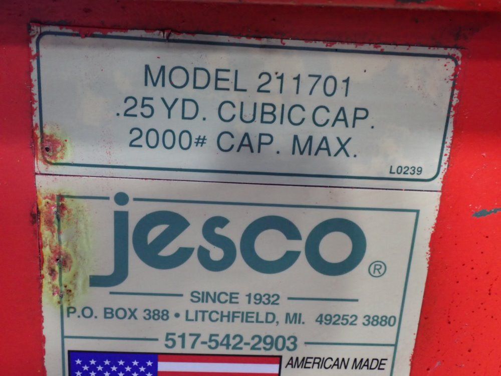 Jesco Self-dumping Hopper
