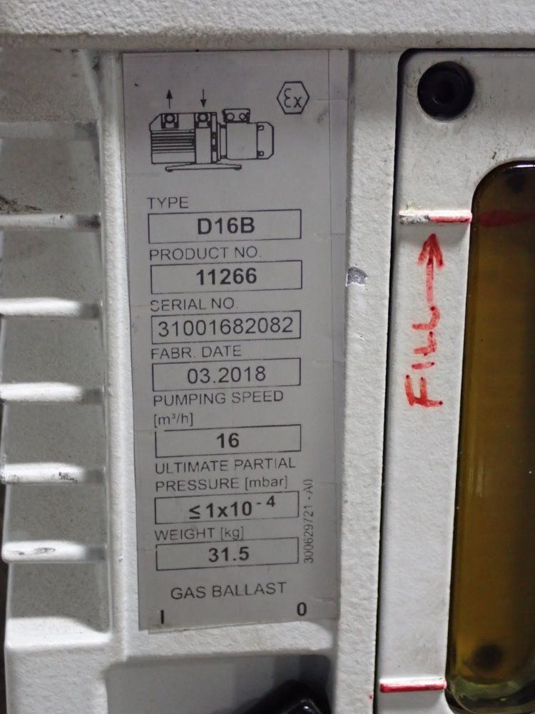 Leybold/trivac Vacuum Pump