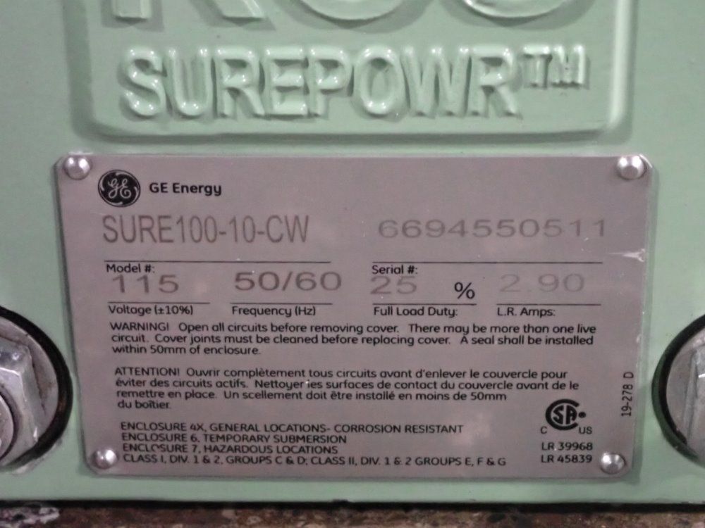 Rcs/general Electric Actuator