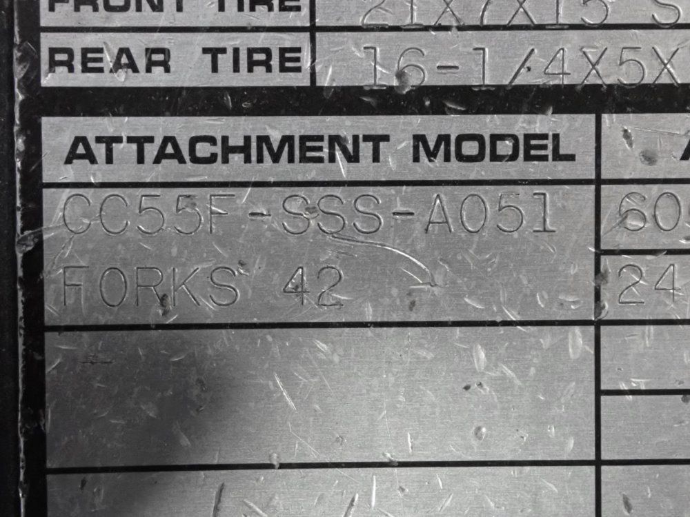 Komatsu 4480 Propane Forklift - C50bxps