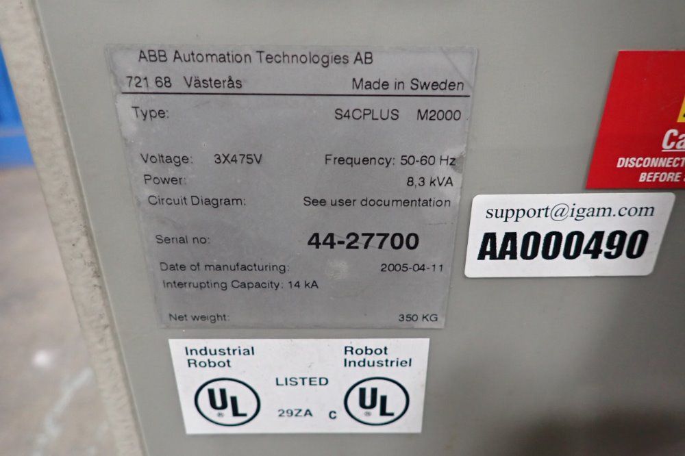 Abb 8.3 Kva Robot/controller - Irb 4400
