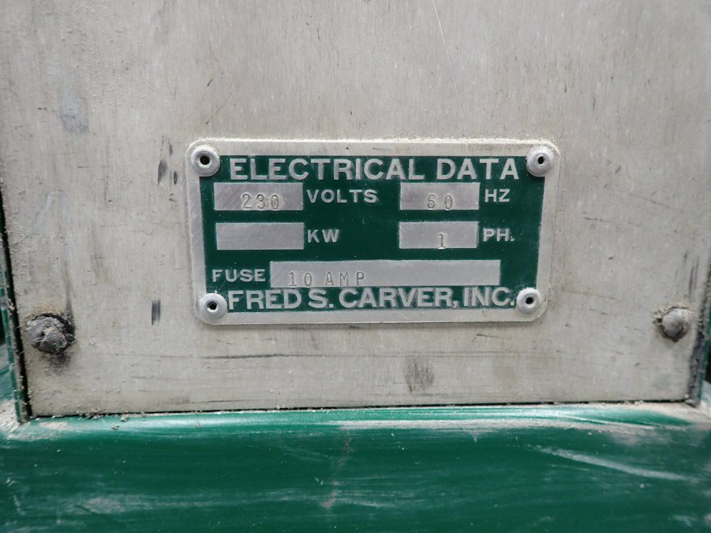 Carver Inc 2400 Lb Ft Hydraulic Press Power Unit - 2759