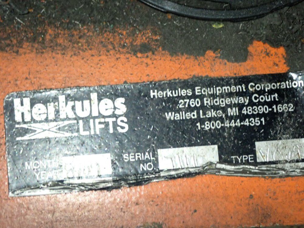 Herkules Lifts Hydraulic Rotary Lift Table