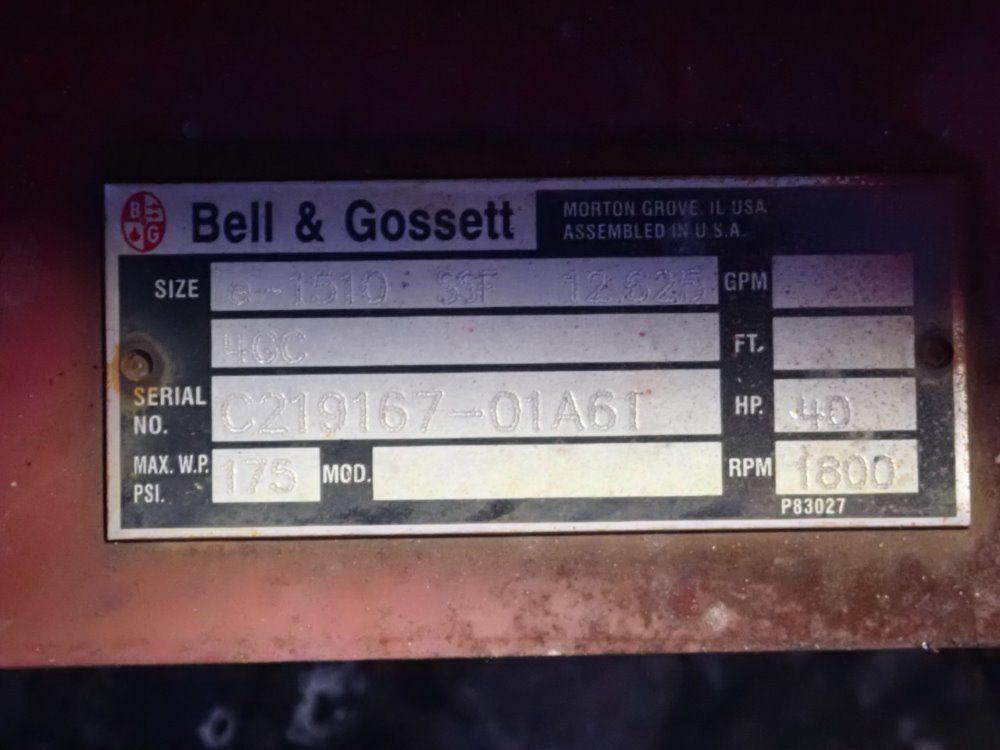 Bell & Gosset Pump
