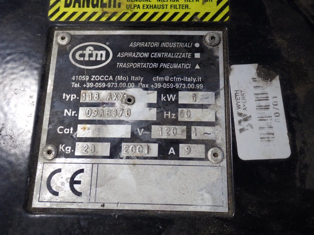 Cfm Vacuum - 118axx