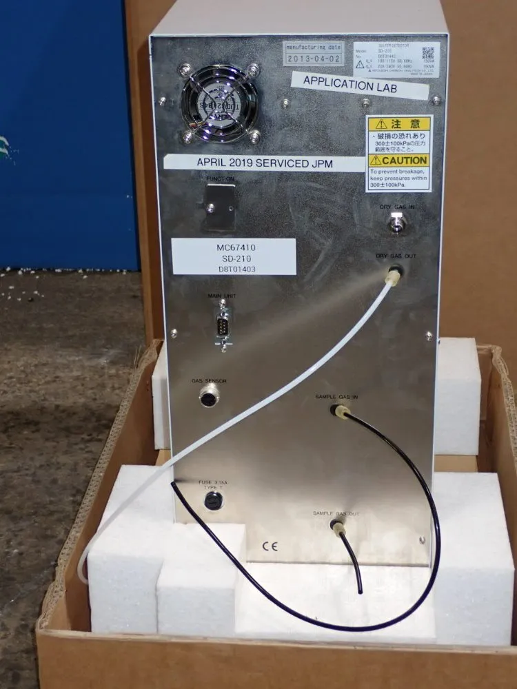 Mitsubishi Chemical Analytech Sulfur Detector - Sd-210