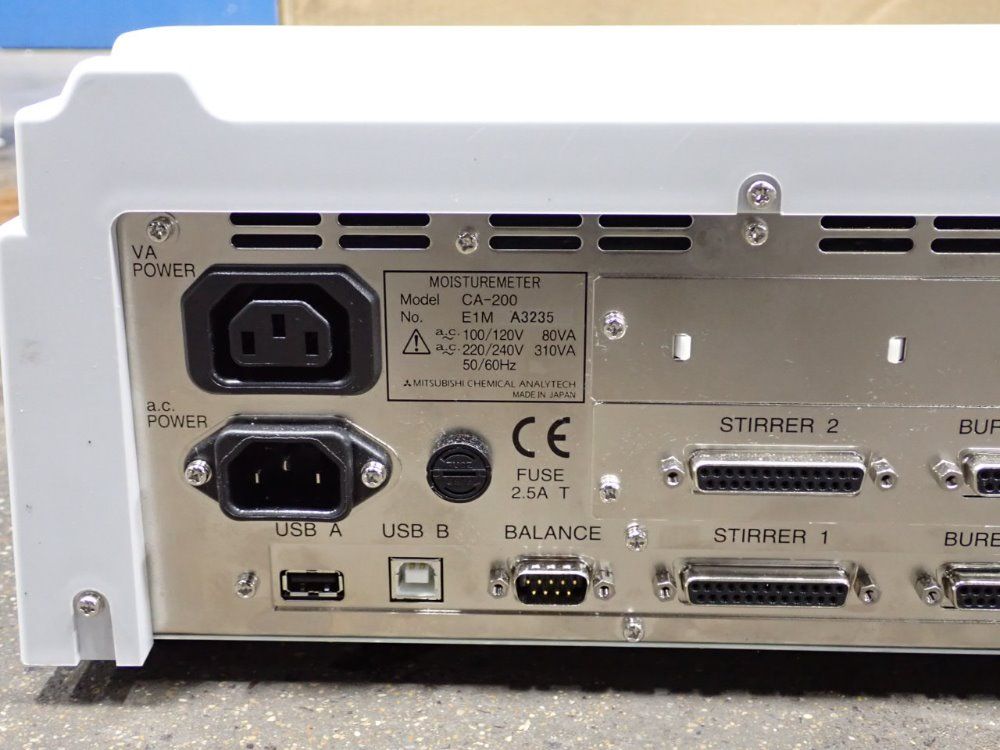 Mitsubishi Chemical Analytech Moisture Meter - Ca-200