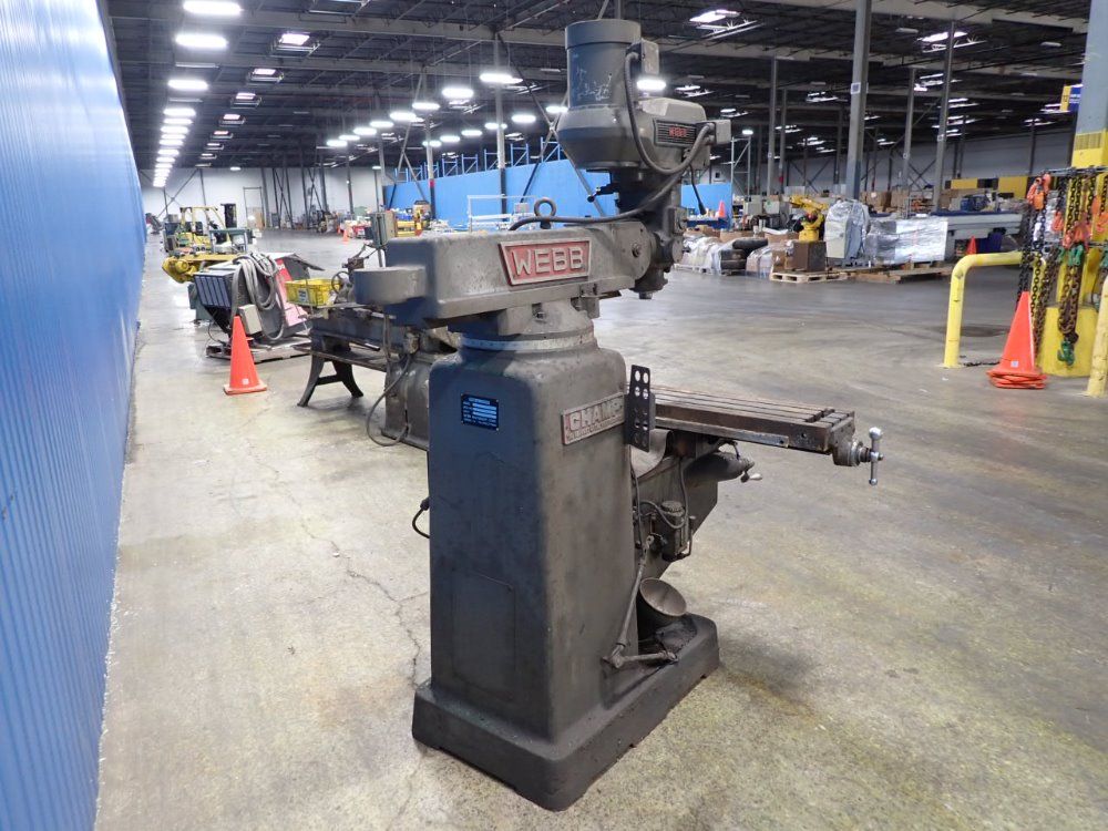 Webb Vertical Milling Machine
