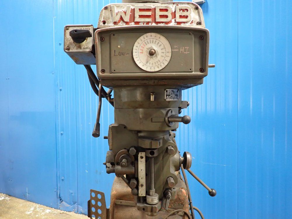 Webb Vertical Milling Machine