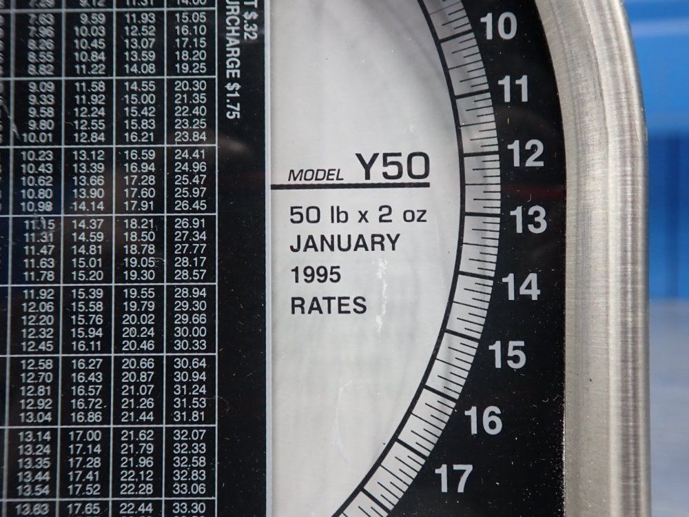 Pelouze 50lbs X 2oz Postal Scale - Y-50