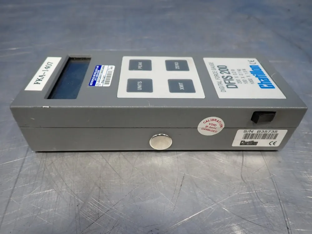 Chatillon 200 X .2lbs Digital Force Scale W/ Stands - Dfis 200