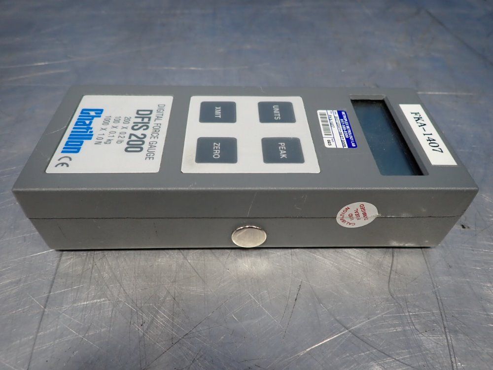 Chatillon 200 X .2lbs Digital Force Scale W/ Stands - Dfis 200