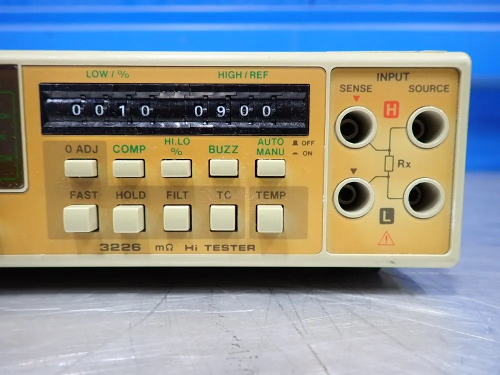 Hioki 30k Ohms Resistance Meter - 3226