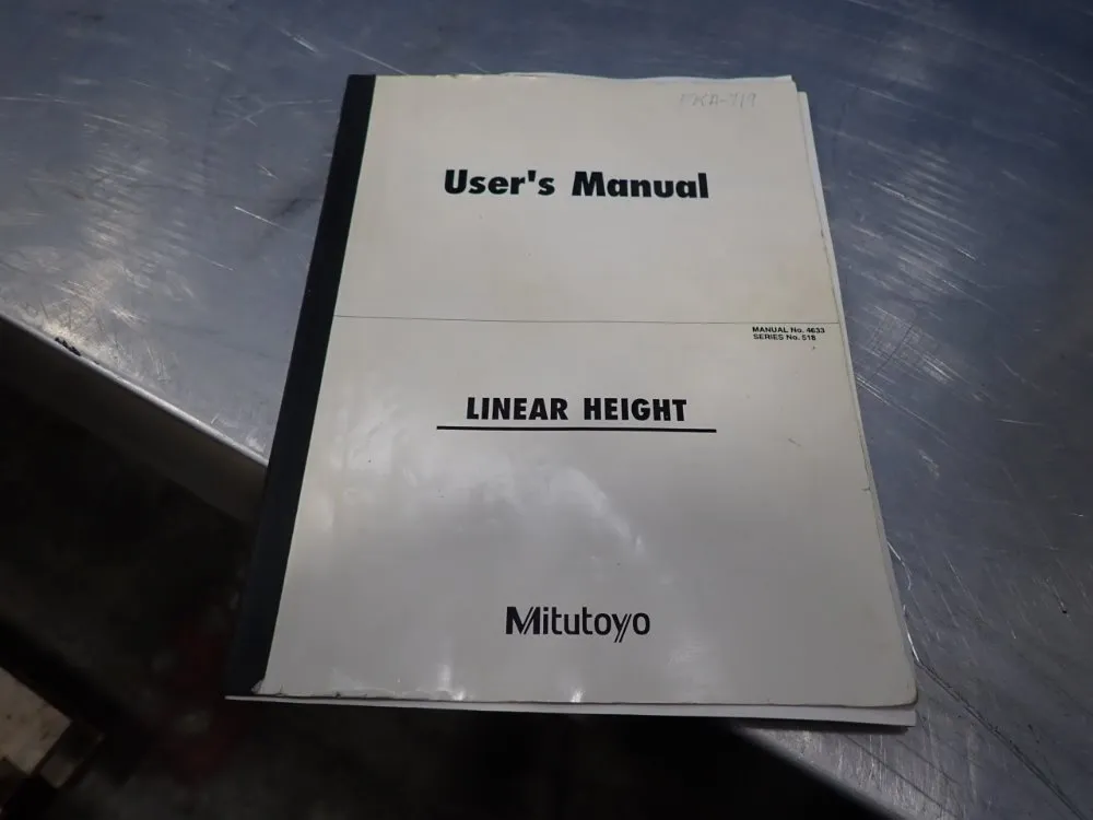 Mitutoyo Linear Height Gauge - 518-314a