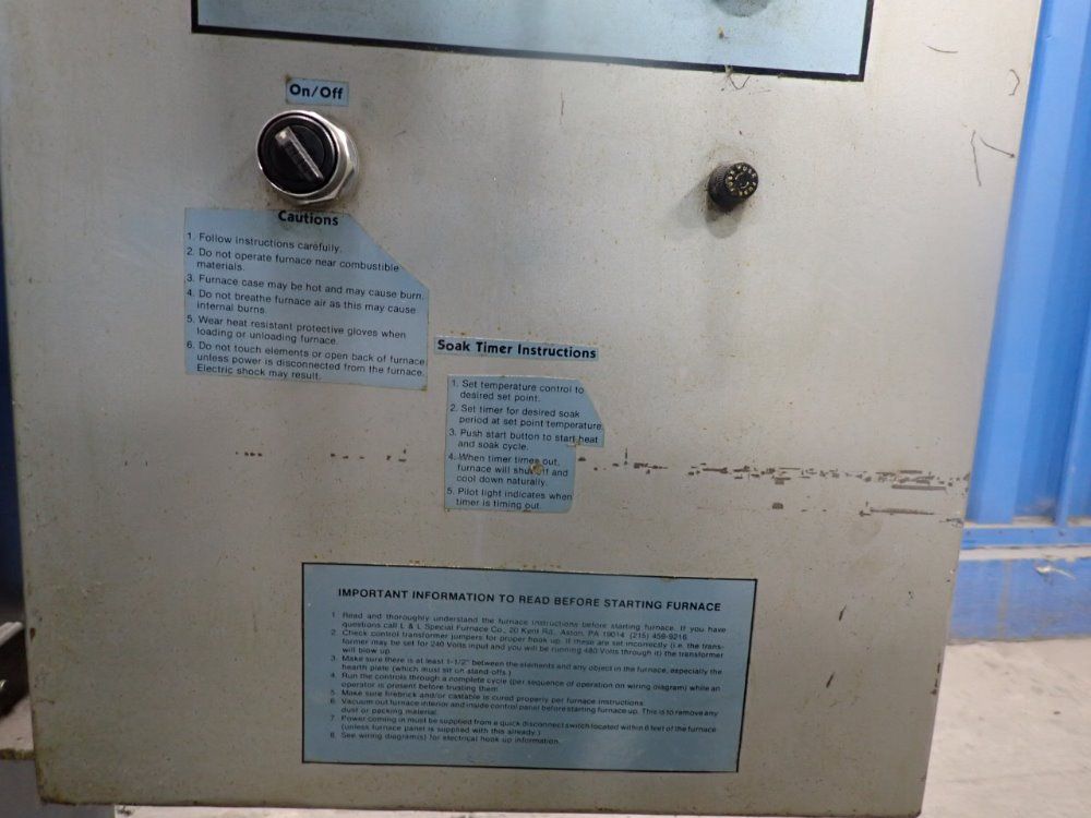 L&l Special Furnace Co 1875f Furnace - Xl836