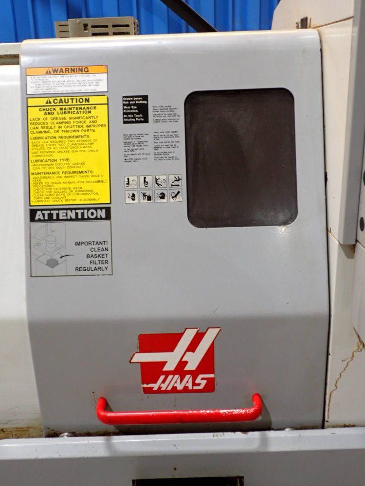 Haas 35a Cnc Lathe/bar Feed - Sl-10t