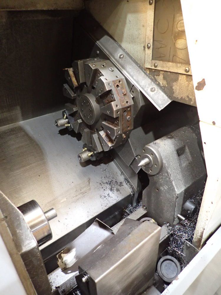 Haas 35a Cnc Lathe/bar Feed - Sl-10t