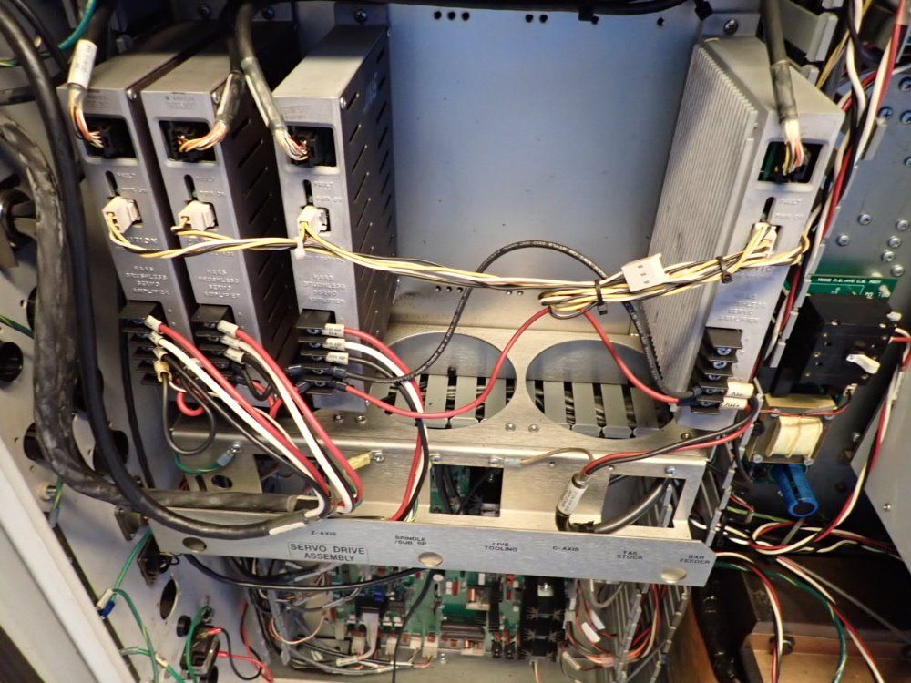 Haas 35a Cnc Lathe/bar Feed - Sl-10t