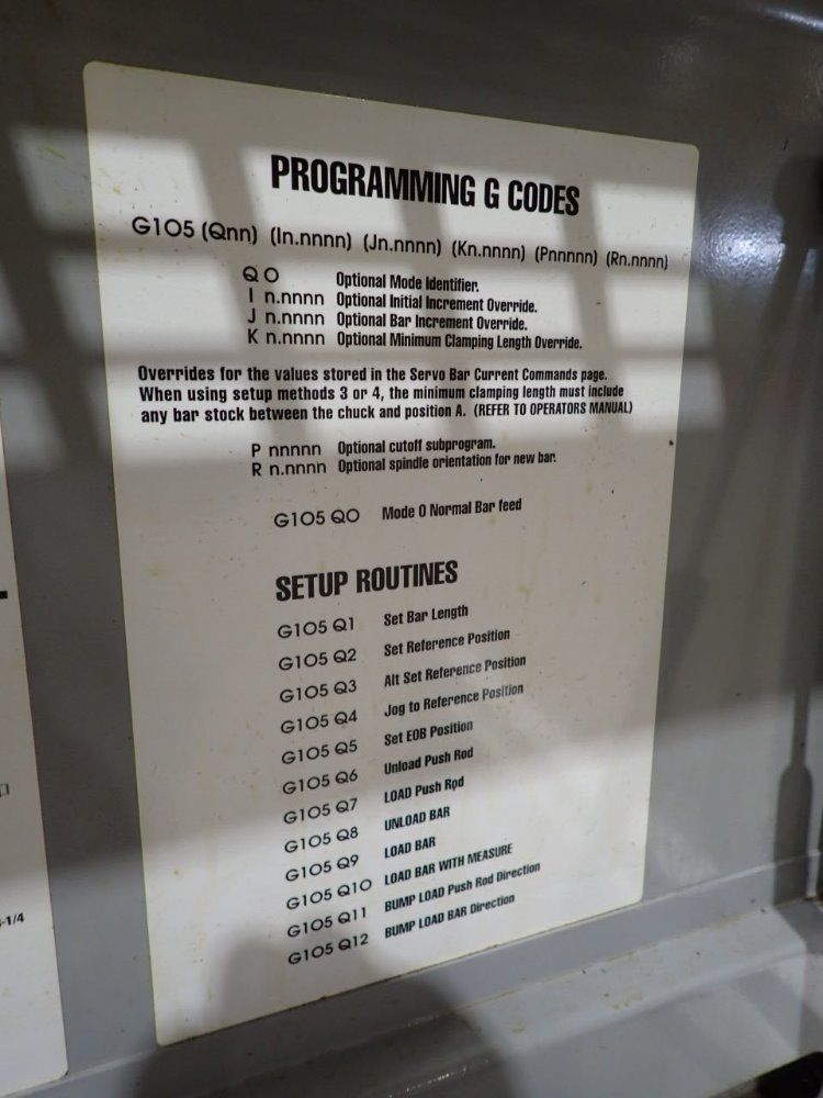 Haas 35a Cnc Lathe/bar Feed - Sl-10t