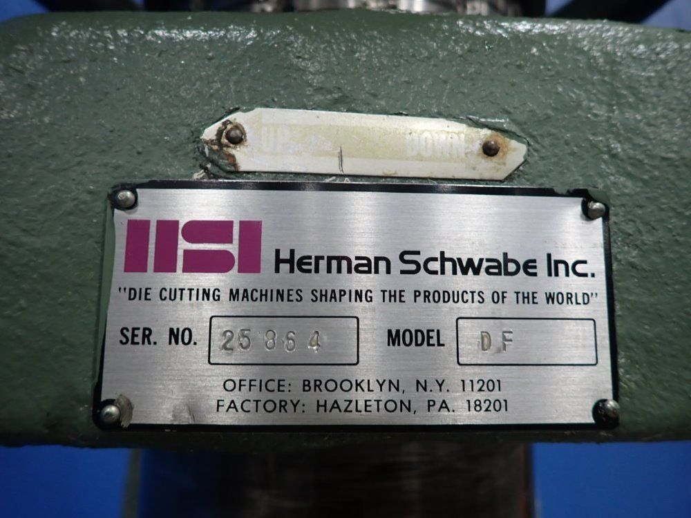 Herman Schwabe Inc. Clicker Press - Df