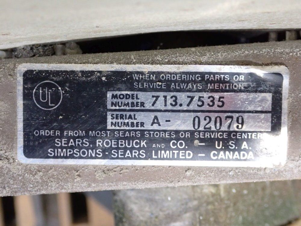 Sears 4 Cu.ft. Cement Mixer - 713.7535