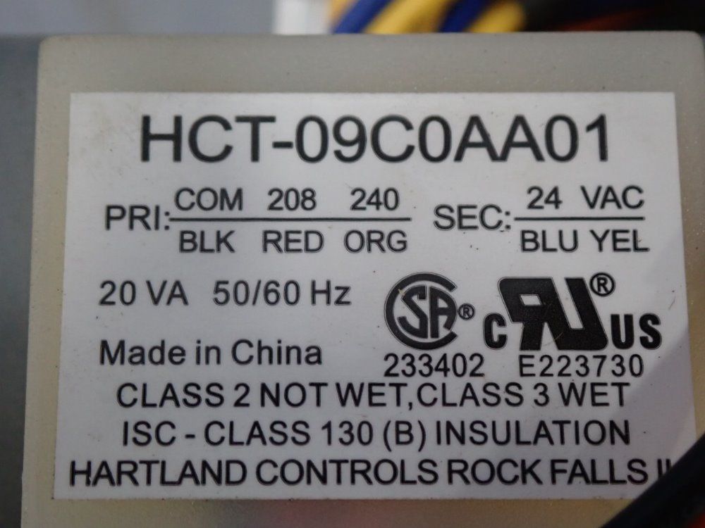 Hartland Controls Transformer