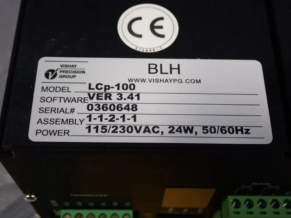 Blh Nobel +/-3.5 Mv/v Weight Processor - Lcp-100