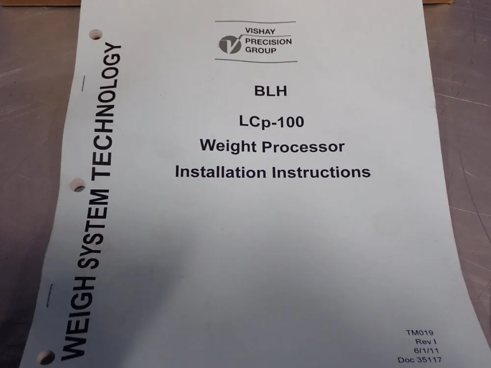 Blh Nobel +/-3.5 Mv/v Weight Processor - Lcp-100