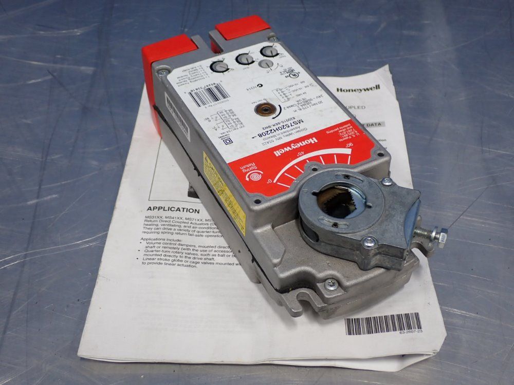 Honeywell 88lb.in. Torque Spring Return Actuator - Ms7520h2208