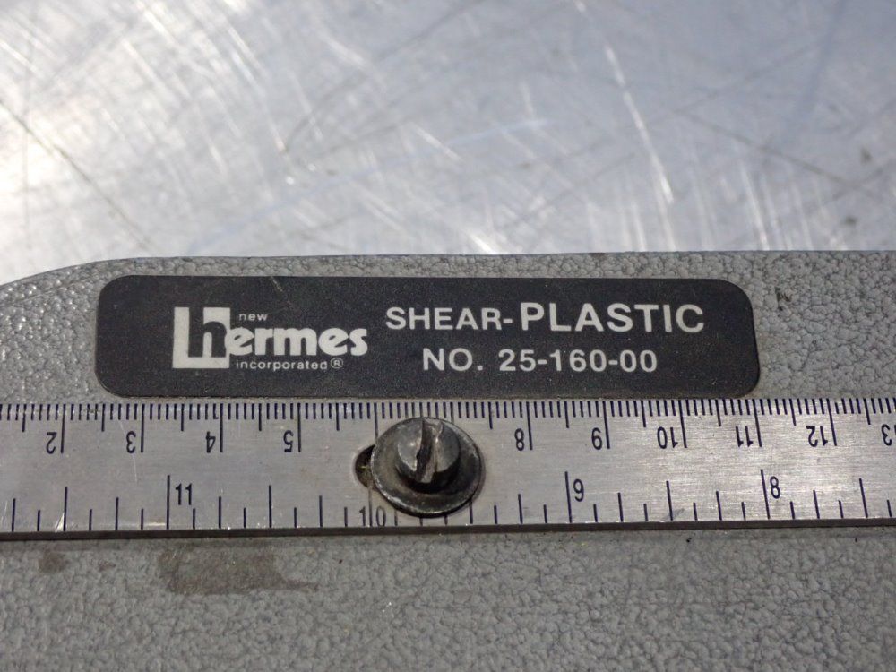 Hermes 14" X 1" Blade, 12"x12" Cutting Surface Guillotine Shear - 25-160-00