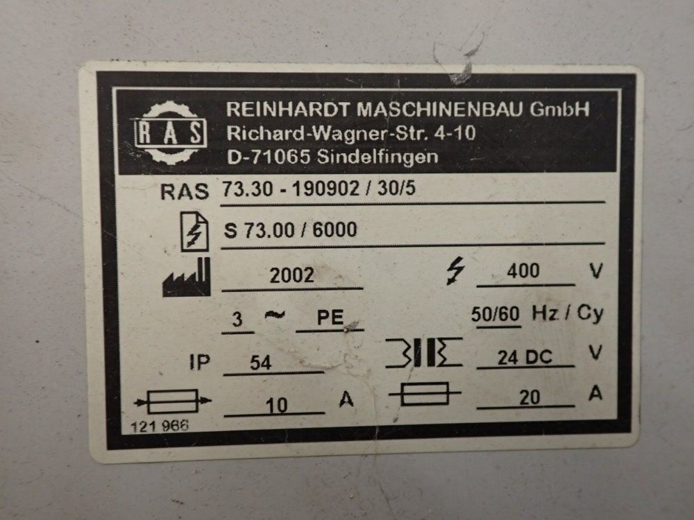 Ras 126" X .118" Flexibend Folding Machine - 73.30-190902