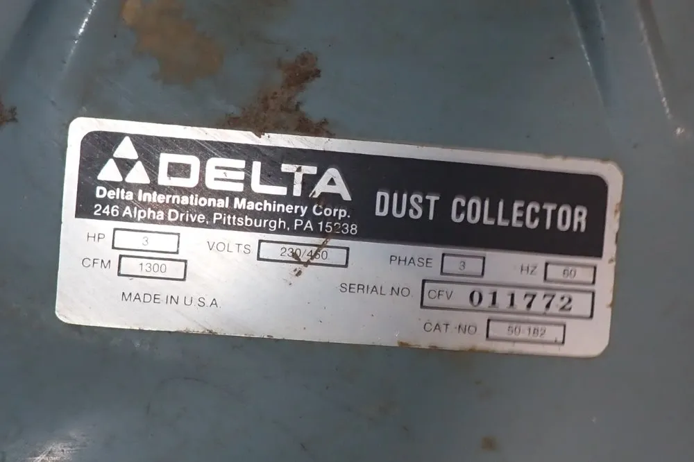 Delta 3 Hp Dust Collector - 50-182
