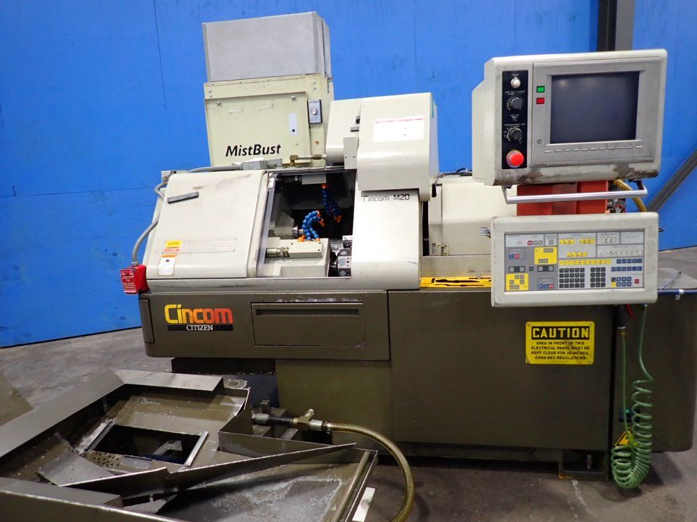 Citizen Cnc Screw Machine - Cincom M20