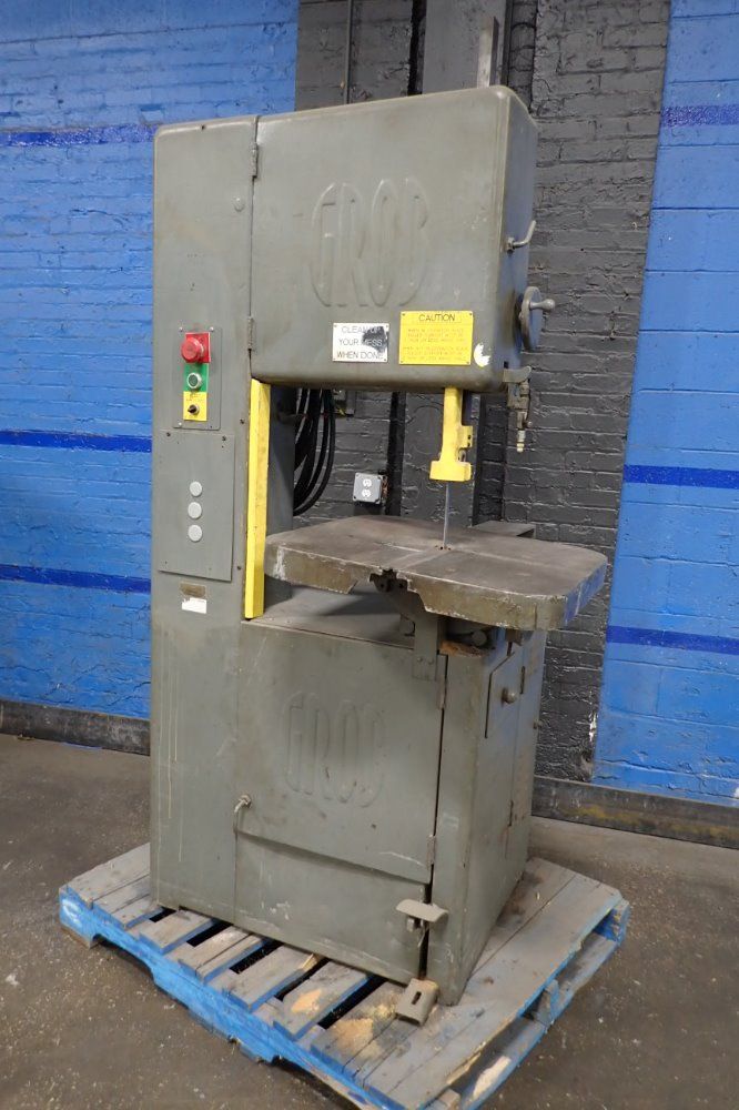 Grob Brothers 18" X 5 1/2" Vertical Band Saw - N518