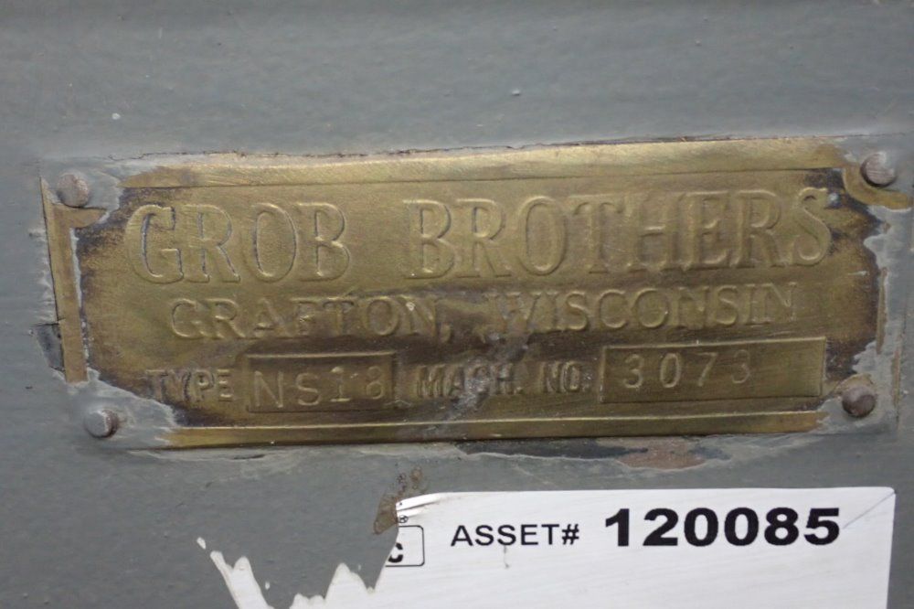 Grob Brothers 18" X 5 1/2" Vertical Band Saw - N518