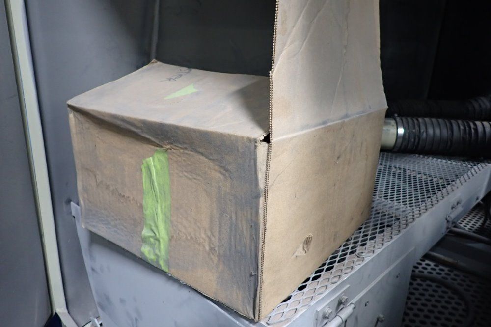 Clemco 74" X 36" X 38" Blast Cabinet - Dbl65s900 Reclaim Wodc