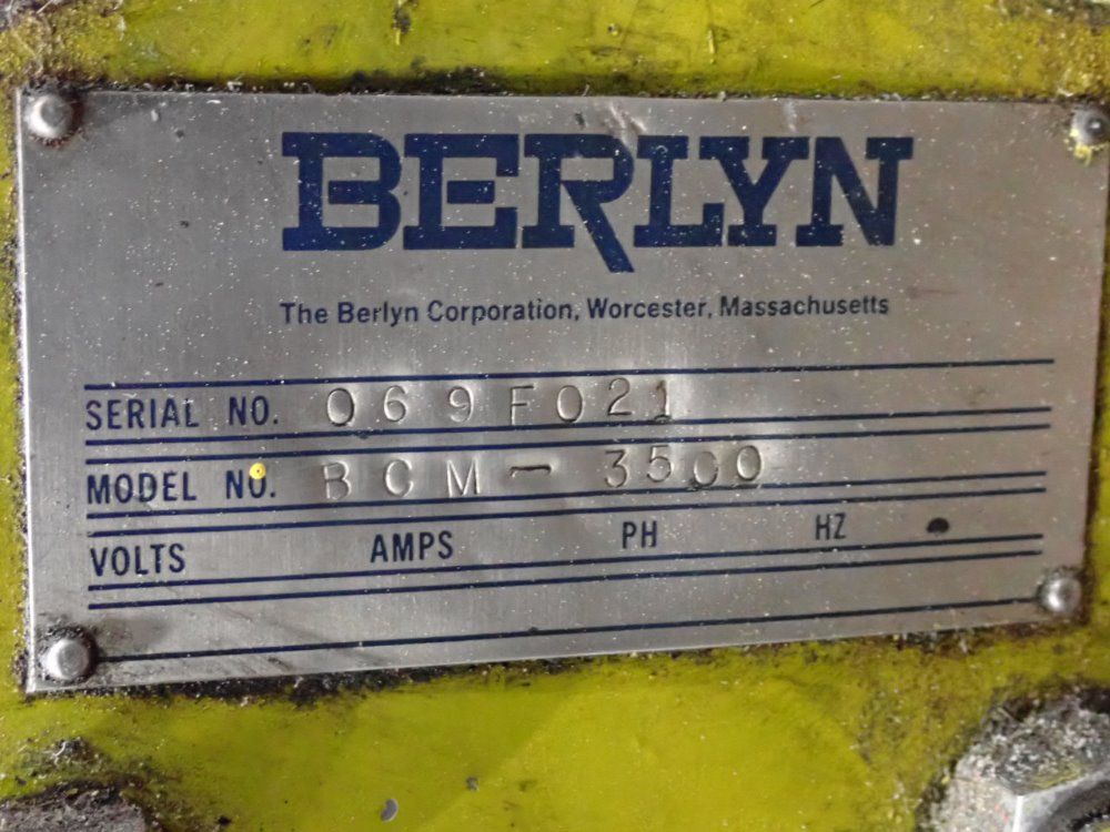 Berlyn 2hp Hydraulic Screen Changer - Bcm-3500