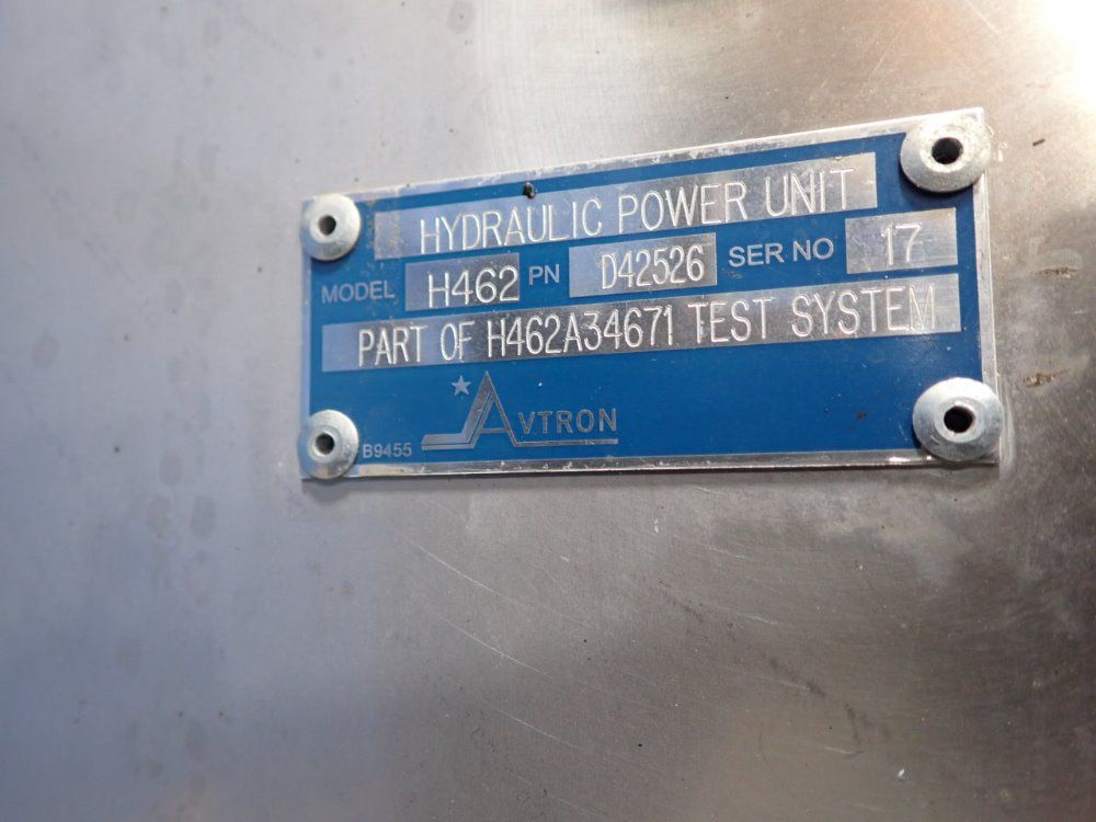 Avtron 150hp Hydraulic Test Stand - H462