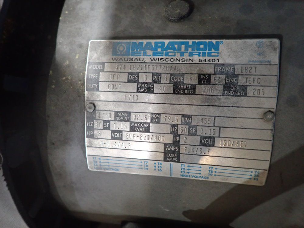 Arco 3hp 7.4/3.7a Vacuum - 9-p