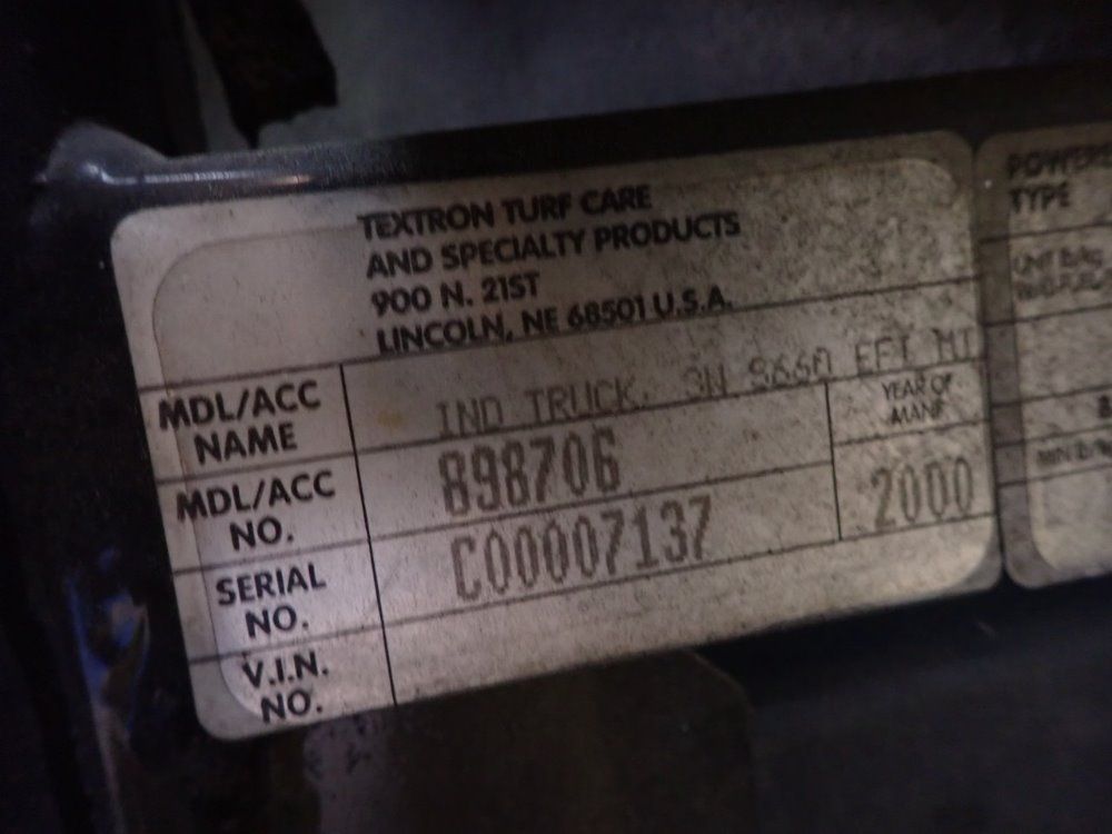 Cushman Cart - 898706