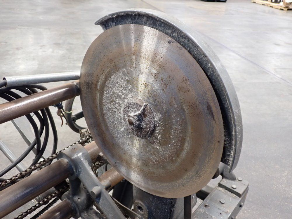 Utica Mill 70" Roll, 12" Blade Slitting Machine