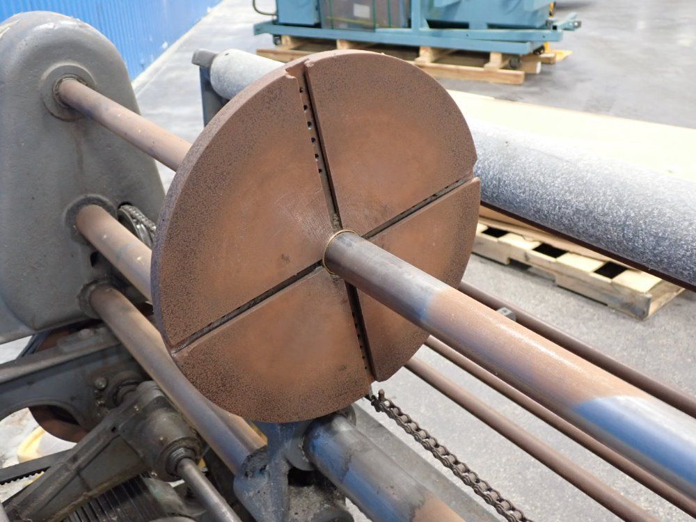 Utica Mill 70" Roll, 12" Blade Slitting Machine