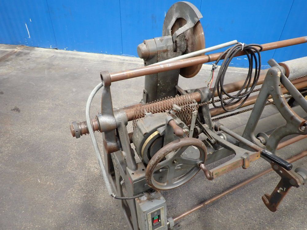 Utica Mill 70" Roll, 12" Blade Slitting Machine