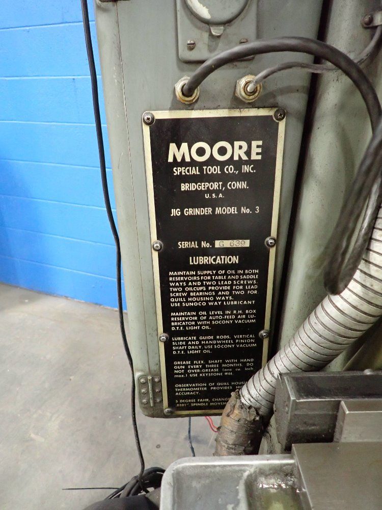 Moore Precision Tools 24"x11" Table Jig Grinder - 3