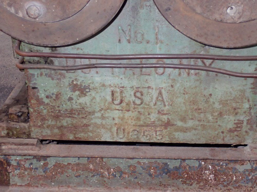 Buffalo 10 Hp Angle Bending Roll - No. 1