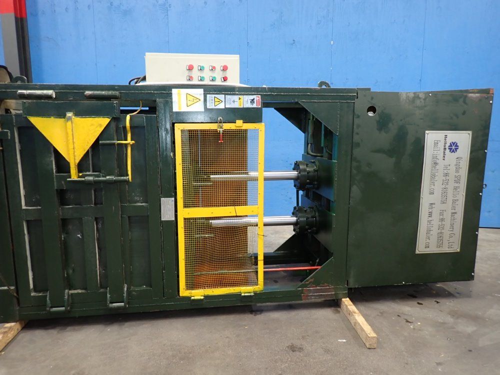 Qingdao Spdf Hello Baler Machinery Co 30" X 48" Horizontal Baler - 2-60